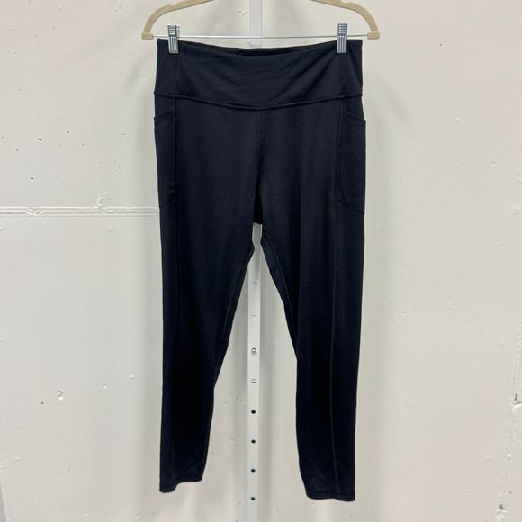 Victoria's Secret Pants - Victoria's Secret High Waisted Pocket Cropped Leggings Large L Regular Athletic